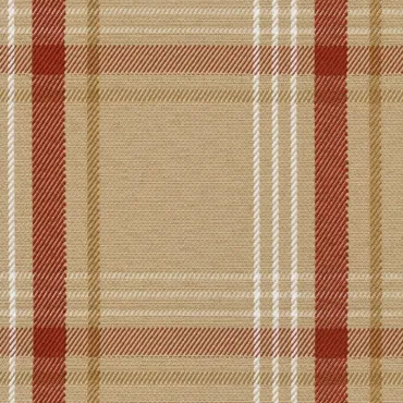 VW GTI Tartan Vehicle Seat Upholstery Fabric Backed with 5mm Scrim Foam 8 Colour Beige