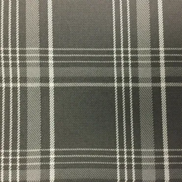 VW GTI Tartan Vehicle Seat Upholstery Fabric Backed with 5mm Scrim Foam 8 Colour Grey GTD