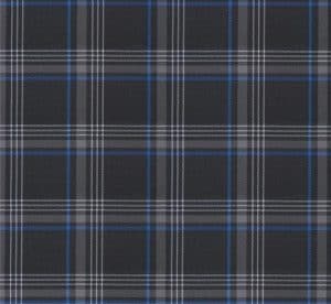 VW GTI Tartan Vehicle Seat Upholstery Fabric Backed with 5mm Scrim Foam 8 Colour Blue GTE