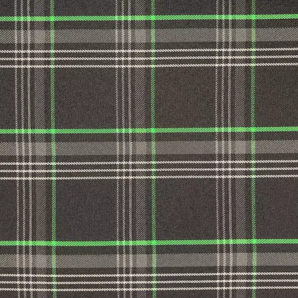 VW GTI Tartan Vehicle Seat Upholstery Fabric Backed with 5mm Scrim Foam 8 Colour Lime Green