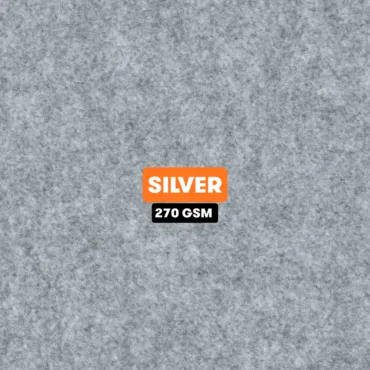 4-Way Stretch Carpet Lining Standard Quality for Van Interiors - Silver