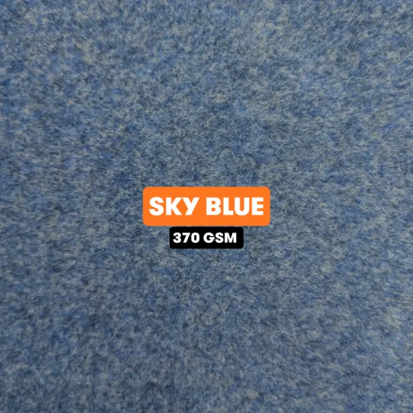 4-Way Stretch Carpet Lining Standard Quality for Van Interiors - Blue