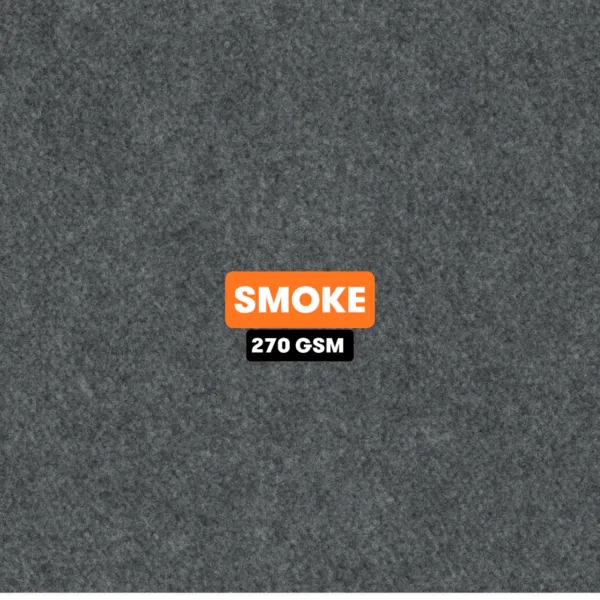 4-Way Stretch Carpet Lining Standard Quality for Van Interiors - Smoke